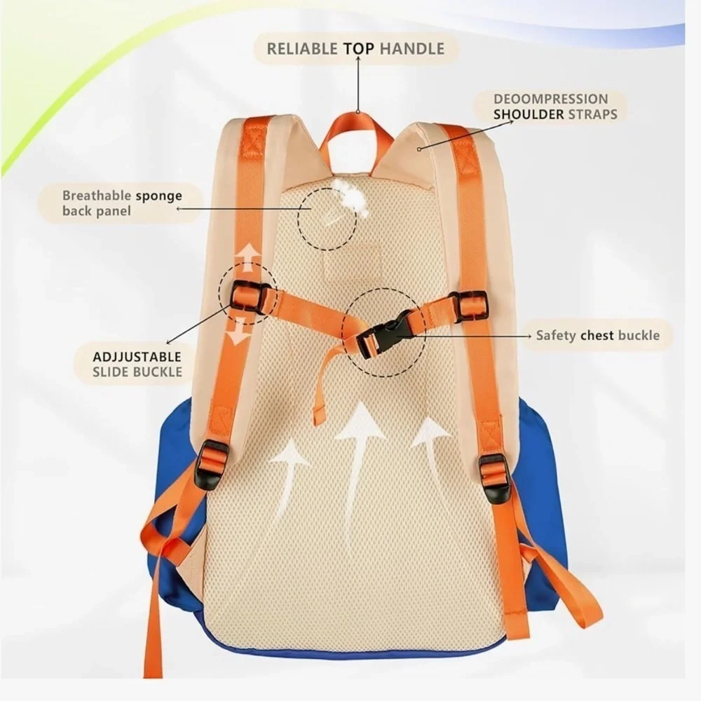 Unisex Kids Backpack School Bag NWOT